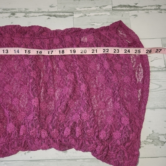 FREE PEOPLE NWT WOMEN'S KEEP IT SIMPLE LACE SHORT SLEEVE TOP Size Small - Picture 8 of 10